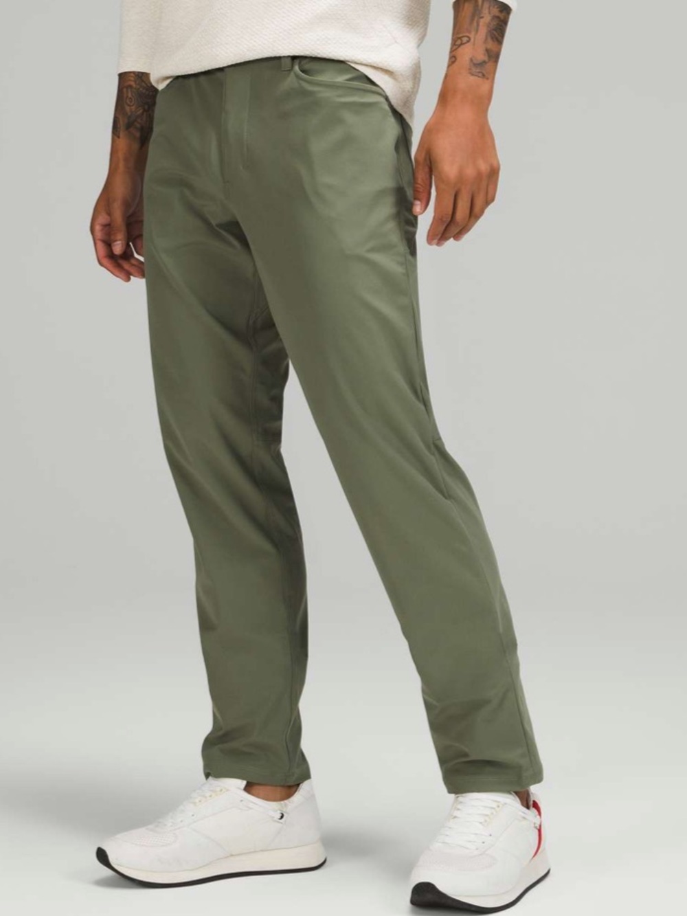 lululemon athletica abc classic 30 Olive Green Slim Straight Chinos